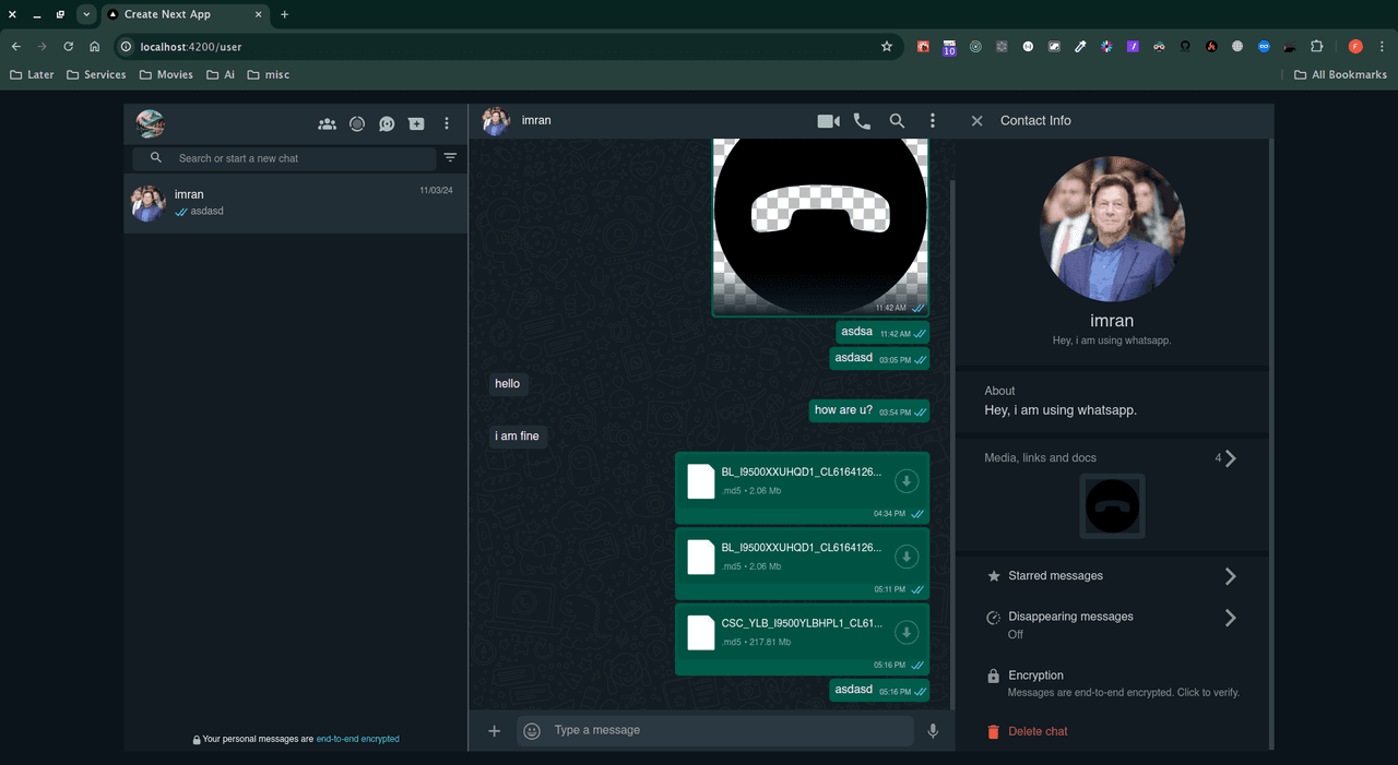 whatsapp clone